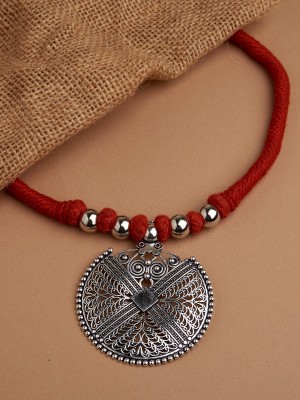 Fida Silver Plated Alloy Choker