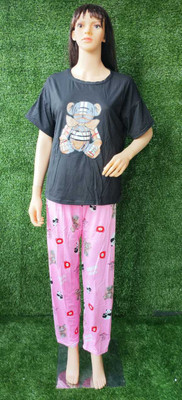 SHIVAAY Women Printed Multicolor Top & Pyjama Set