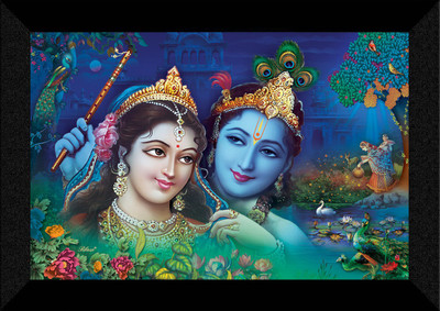 SNDArt Radha Krishna Religious Frame