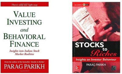 Value Investing & Behavioral Finance + Stocks To Riches: Insights On Investor Behaviour (Set Of 2 Books)(Paperback, Parag Parikh)