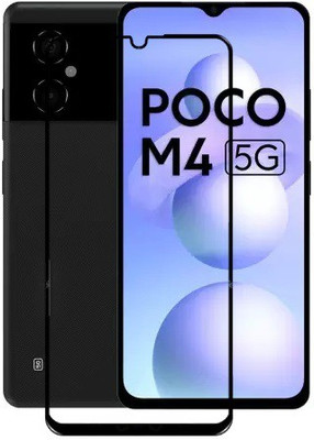 GLOBALCASE Edge To Edge Tempered Glass for POCO M4 5G(Pack of 1)