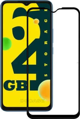 DSCASE Edge To Edge Tempered Glass for Infinix Smart 6(Pack of 1)