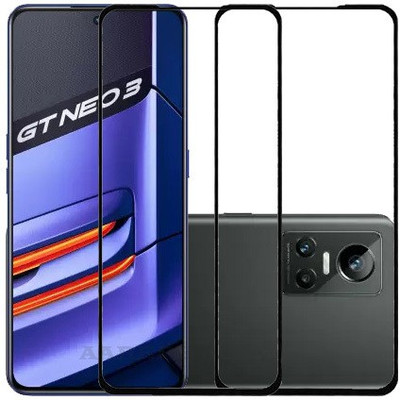 AARERED Edge To Edge Tempered Glass for Realme GT Neo 3(Pack of 2)