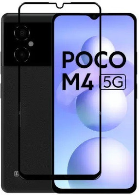 GLOBALCASE Edge To Edge Tempered Glass for POCO M4 5G(Pack of 1)