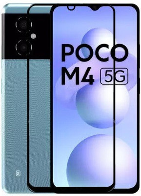 GLOBALCASE Edge To Edge Tempered Glass for POCO M4 5G(Pack of 1)