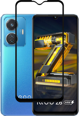 DSCASE Edge To Edge Tempered Glass for iQOO Z6 5G(Pack of 1)