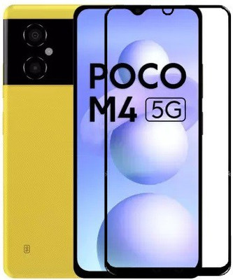 GLOBALCASE Edge To Edge Tempered Glass for POCO M4 5G(Pack of 1)