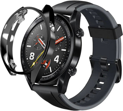 VOLMERE Front and Back Screen Guard for Huawei Watch GT / Huawei Watch GT 2 Smartwatch 46mm, Slim Plated Soft TPU Case Scratch Proof Cover All-Around Protective Case Cover(Pack of 1) VOLMERE Front and Back Screen Guard for Huawei Watch GT / Huawei Watch GT 2 Smartwatch 46mm, Slim Plated Soft TPU Case Scratch Proof Cover All-Around Protective Case Cover(Pack of 1)