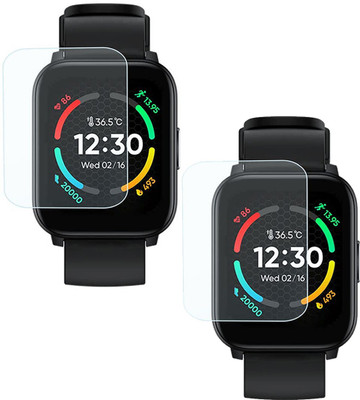 EJZATI Screen Guard for . Realme TechLife Watch S100 Smartwatch SCREEN TEMPERED(Pack of 2)