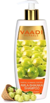 VAADI HERBALS Vaadi Herbals Amla Shikakai Shampoo - Hairfall & Damage Control(350 ml)