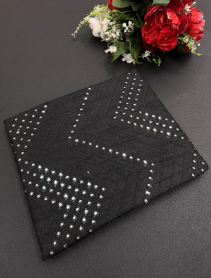 KALKANI BROTHERS Cotton Blend Embroidered Blouse Material