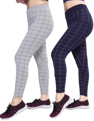 Exitro Multicolor Jegging(Checkered)