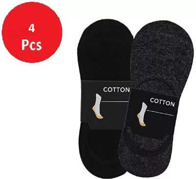 FATON Men & Women Solid Low Cut(Pack of 4)