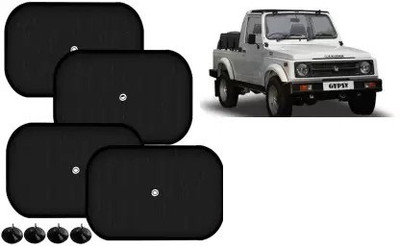 FINCOSTA Side Window Sun Shade For Maruti Suzuki Gypsy King(Black)