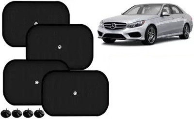 FINCOSTA Side Window Sun Shade For Mercedes Benz E350(Black)