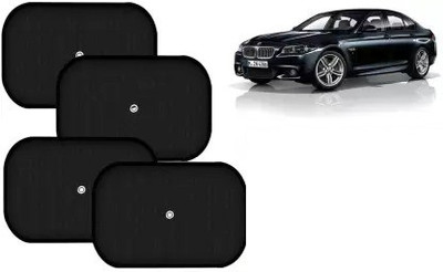 FINCOSTA Side Window Sun Shade For BMW 5 Series(Black)