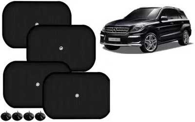 FINCOSTA Side Window Sun Shade For Mercedes Benz M-Class(Black)
