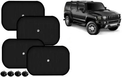 FINCOSTA Side Window Sun Shade For HM Hummer H2(Black)