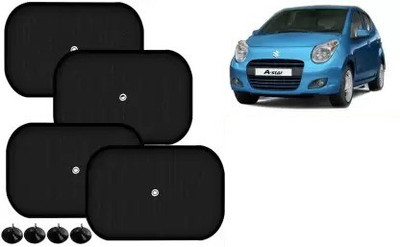 FINCOSTA Side Window Sun Shade For Maruti Suzuki A-Star(Black)