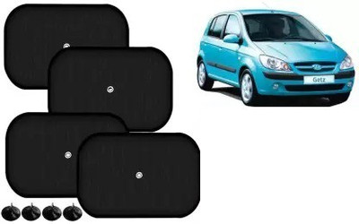 FINCOSTA Side Window Sun Shade For Hyundai Getz(Black)