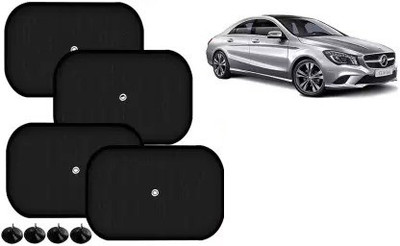 FINCOSTA Side Window Sun Shade For Mercedes Benz C-Class(Black)