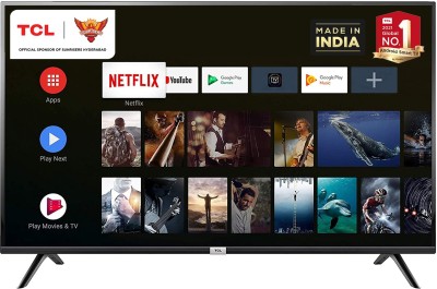 View TCL 2021 Edition 79.97 cm (32 inch) HD Ready LED Smart Android TV(32P30S)  Price Online