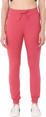 INFINIA Solid Women Pink Track Pants