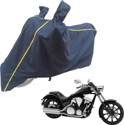 SS Zeeber Waterproof Two Wheeler Cover for Honda(VT 1300CX, Blue)