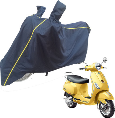 SS Zeeber Waterproof Two Wheeler Cover for Piaggio(Vespa VXL 150, Blue)