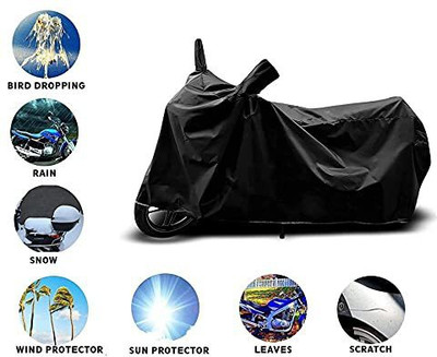 KEDIT Two Wheeler Cover for Universal For Bike(SP125, Black)