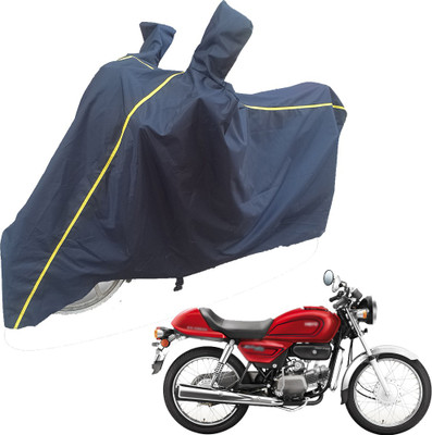 SS Zeeber Waterproof Two Wheeler Cover for Hero(Splendor Pro Classic, Blue)