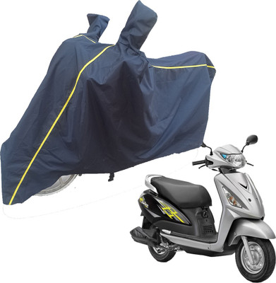 SS Zeeber Waterproof Two Wheeler Cover for Suzuki(Swish 125, Blue)