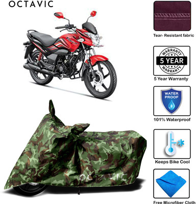 octavic Waterproof Two Wheeler Cover for Hero(Ignitor, Green)