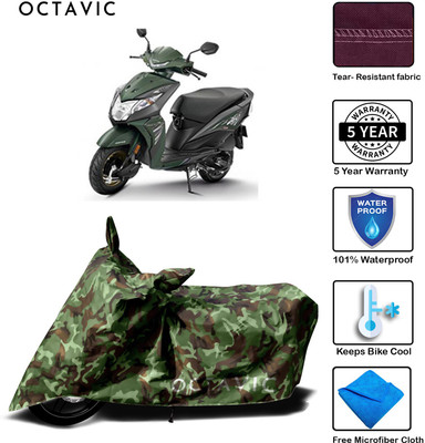 octavic Waterproof Two Wheeler Cover for Honda(Deo, Green)