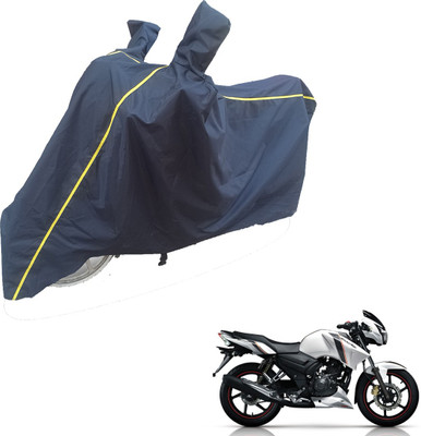 SS Zeeber Waterproof Two Wheeler Cover for TVS(Apache 150, Blue)