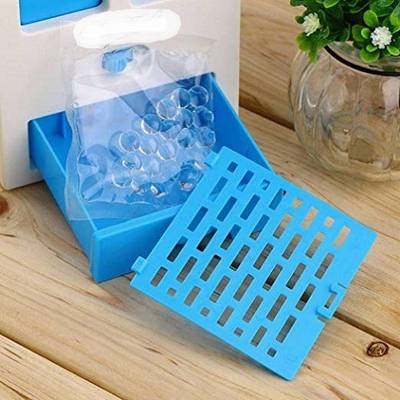 KRITAM Portable Small Plastic Air Conditioner Water Cooler Mini and Dual Bladeless for Usb in Car/Home/Office (Multicolor) USB Air Freshener