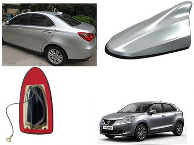 EXCHANGE CARTRENDING Antena-Slvr-Mar Suz Baleno 2020 Shark Fin Roof top Signal Receiver Antenna for Maruti Suzuki Baleno RS 2019 Whip Vehicle Antenna