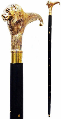 Moycrafts Brass Lion Walking Stick