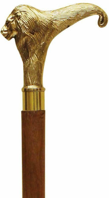 Moycraft Brass Lion Walking Stick