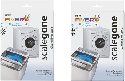 FIVBRO ScaleGone Descaling Powder for Washing Machine and Dish Washer (Pack of 2/100 g) Detergent Powder(200 g)