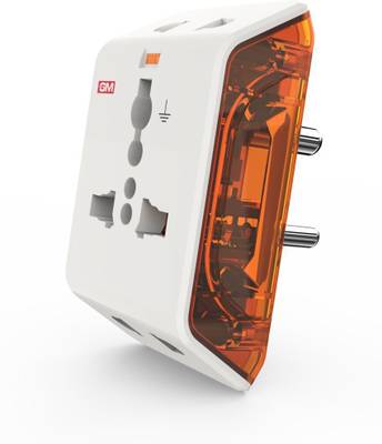 GM 3 Pin Multi Plug Travel Worldwide Adaptor