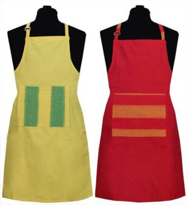 SBN Newlifestyle Cotton Home Use Apron - Free Size(Multicolor, Pack of 2)