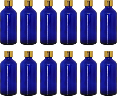 nsb herbals 100 ml Glass Bottle(Pack of 12, Blue)