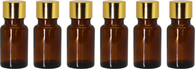 nsb herbals 10 ml Glass Bottle(Pack of 6, Brown)