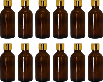 nsb herbals 50 ml Glass Bottle(Pack of 12, Brown)