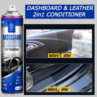 AUTOGROOMZ Dashboard and Leather Cleaner Dashboard and Leather Cleaner Vehicle Interior Cleaner(500 ml)