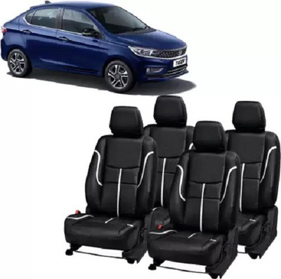 autodesign PU Leather Car Seat Cover For Tata Tigor(All Detachable Headrest, Mono Back Seat, With Back Seat Arm Rest, 5 Seater, 2 Back Seat Head Rests)