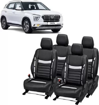 autodesign PU Leather Car Seat Cover For Hyundai Creta(All Detachable Headrest, Split Back Seat, With Back Seat Arm Rest, 5 Seater, 2 Back Seat Head Rests)