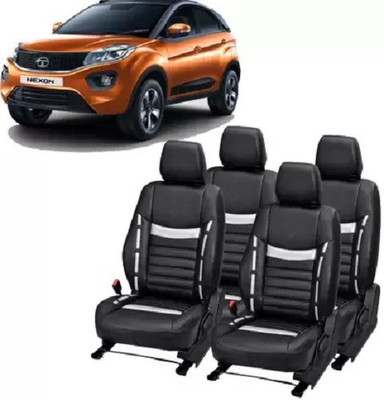 autodesign PU Leather Car Seat Cover For Tata Nexon(All Detachable Headrest, Split Back Seat, With Back Seat Arm Rest, 5 Seater, 2 Back Seat Head Rests)