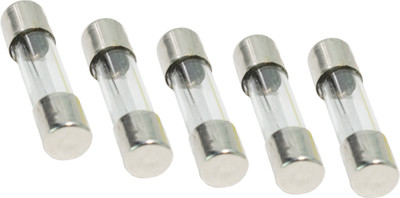 Ovicart 3A Glass Fast Fuse 3A Fuse 240V Fast Glow Size: 5x20mm (Pack of 5) Electrical Fuse(3 A)